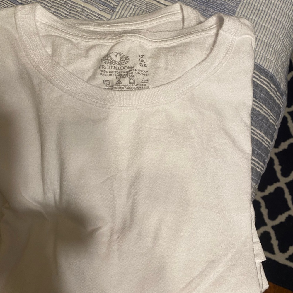 Front of the loom 6 undershirts